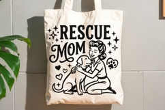 Rescue Mom Svg, Dog Mom Svg, Dog Lover Svg, Fur Mama Svg. Product Image 8