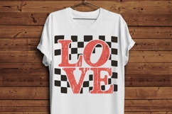 LOVE PNG | Retro Valentine’s Day Sublimation Design Product Image 4