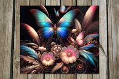 Magic Butterfly | black tumbler Sublimation design bundle Product Image 7