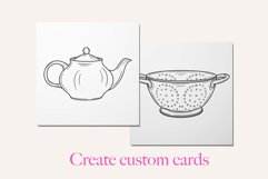 50 Kitchen Procreate Stamps Product Image 6