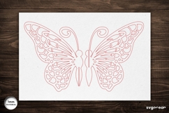 3D Butterfly Laser Cut | Glowforge | SVG Product Image 3