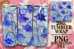 Patterned Floral Delight Tumbler Product Image 1