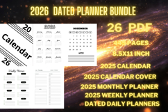 best simple 2026 dated planners bundle 5 Product Image 1