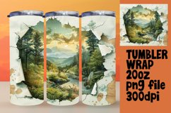 Coastal Paradise 3D Tumbler Wrap - Sublime Beauty Product Image 1