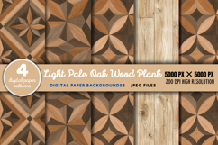 Light Pale Oak Wood Plank Digital Paper JPG Product Image 1