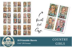 Country Girls Junk Journal Pages Product Image 7