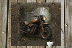 Post-apocalypse Motorcycle | Skinny tumbler sublimation, JPG Product Image 7