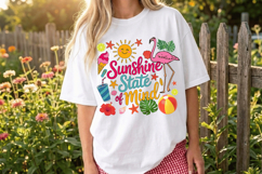 Sunshine state of mind PNG sublimation |Beach &amp; Summer PNG T Product Image 7