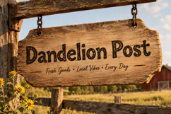 Gritty Bellano Farmhouse Font for Signs, Labels & Merch Product Image 7