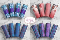 Customizable Tumbler Wraps for Sublimation BUNDLE | 16 PNG Product Image 4