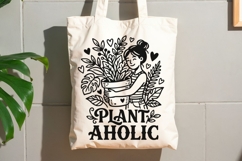 Plantaholic Svg, Plant Lover Svg, Funny Gardener Svg. Product Image 8