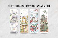 Bookish Cat Bookmark Set,Cute Cat Page Marker for Book Lover Product Image 7