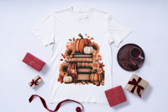 Rustic Autumn Bookscape Clipart Bundle Product Image 7