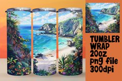 Panoramic Paradise Tumbler Wrap Product Image 1