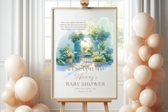 Baby Shower Welcome Sign Template 105 Product Image 3