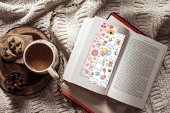 Pastel Kawaii Animals Flowers Bookmark Set,Cute Sweet Floral Product Image 7