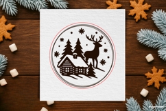 Winter Coffee Coasters SVG Bundle | Drink Coaster | SVG Product Image 7