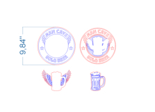 Bar Signs Bundle SVG laser cut files for Glowforge Product Image 7
