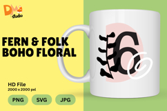 Fern &amp; Folk Boho Floral Monogram Product Image 1