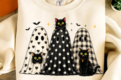 Retro Halloween PNG, Summerween Ghost Design, Spooky Season Product Image 3