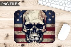 4th Of July Skull Sublimation Mouse Pad PNG Bundle Product Image 8