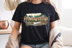 Yellowstone PNG, Vintage National Park Bison Sublimation Product Image 7