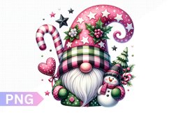 Christmas Gnome Sublimation, Clipart PNG Design Product Image 1
