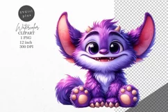 Monster clipart, Halloween clipart, Kids clipart Product Image 1