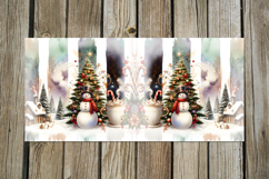 Christmas brushstroke | 4 vintage Sublimation Mug design PL2 Product Image 3