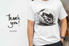 Predator Fish Silhouette Designs with Lure Product Image 6