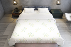 Leaves Green Seamless Pattern Watercolor Greenery Eco Product Image 7