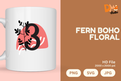 Fern Boho Floral Monogram Product Image 1