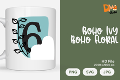 Boho Ivy Boho Floral Monogram Product Image 1