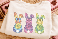 Easter Bow PNG Bundle, Easter Faux Yarn Bow PNG Bundle Product Image 4