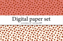 Wildflowers Aesthetics Digital Paper, Meadow Flowers Product Image 3