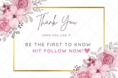 Watercolor Magenta Floral Bouquet Clipart Bundle Product Image 7