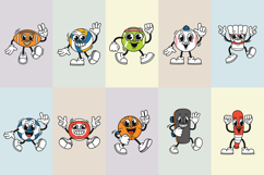 Sporty Mascot Characters - Cute Vector Clipart Set Product Image 2