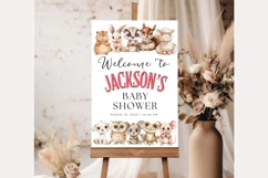 Baby Shower Welcome Sign Template 207 Product Image 1