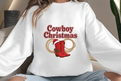 Cowboy Christmas png design for T-shirts Product Image 4