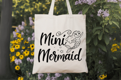 Mini Mermaid SVG Design, Mermaid SVG Design Product Image 7