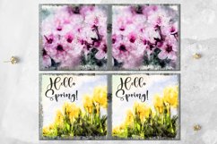 Spring flowers | watercolor Sublimation Mug design bundle Product Image 7