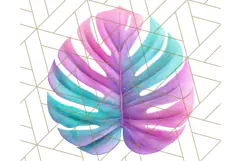 Pink and Mint Summer Clipart PNG Beach Icons, Summer Fun Png Product Image 3