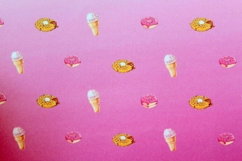 Dollhouse wallpaper donut nursery BJD doll prop download Product Image 7