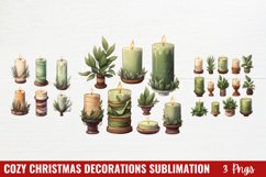 Cozy Christmas Decorations Sublimation Product Image 1
