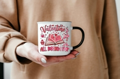 Valentine’s All Booked For PNG, Book Lover Valentine PNG Product Image 6