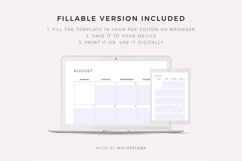 2028 Monthly Planner with Holidays, Dated Month on 2 Pages Product Image 7