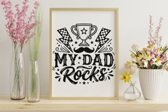 My Dad Rocks Svg, Best Dad Ever Svg, Awesome Dad Svg. Product Image 8