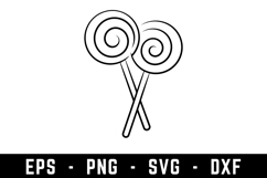 Candy Svg Design | Sweets SVG Cut files | Cricut Product Image 1
