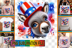 Joyful TSHIRT Art Sublimation, USA Animals Product Image 1
