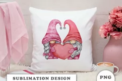 Valentines day Gnomes Clipart PNG Product Image 7